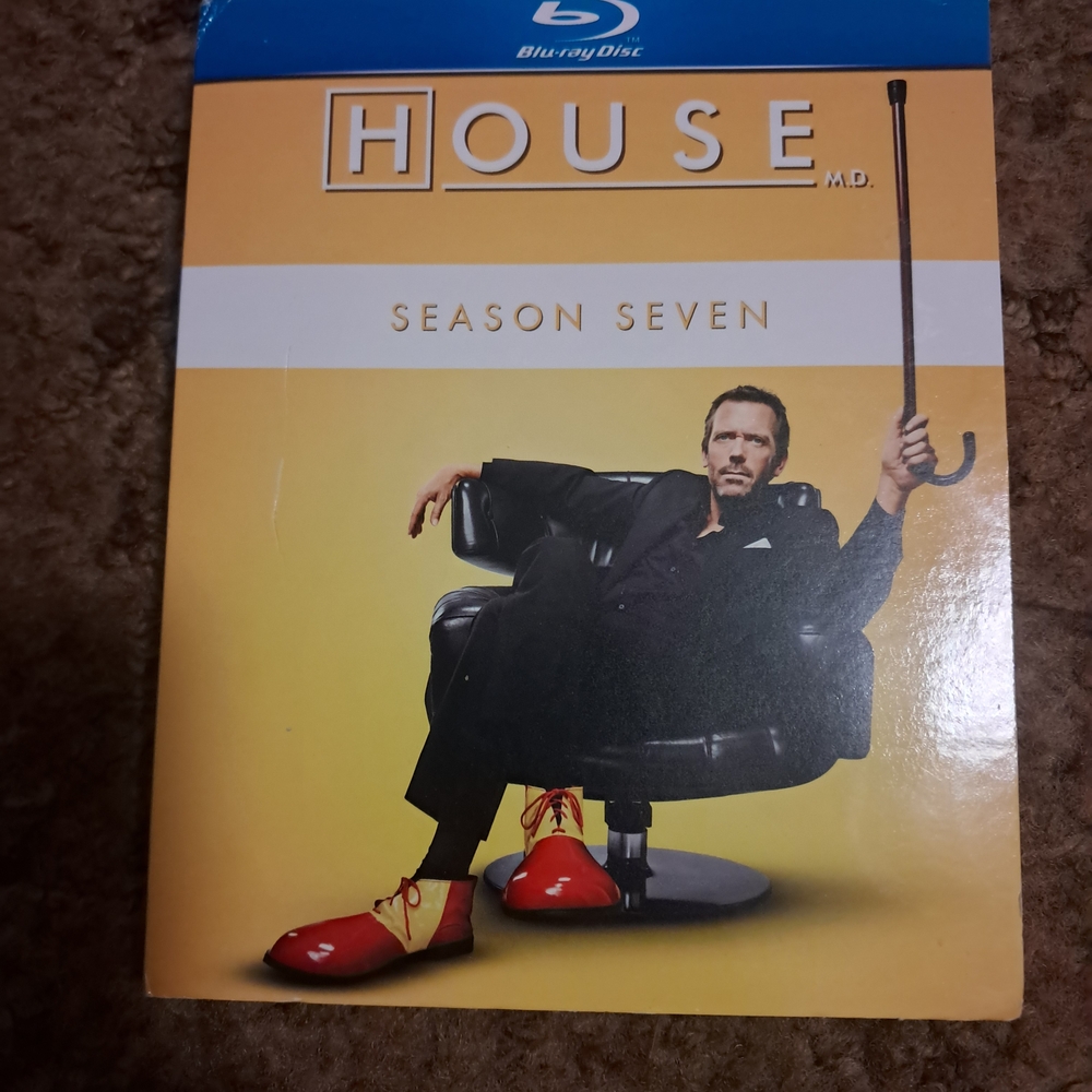 House M.D. Season Seven Blu-ray - Yellow Cover